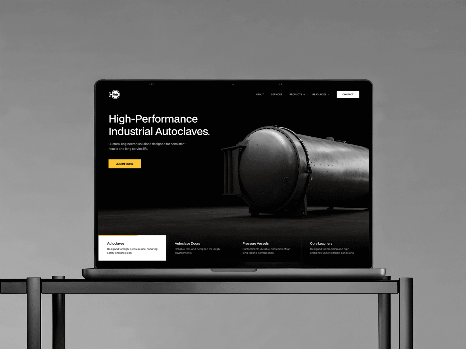 Hodge. Homepage hero